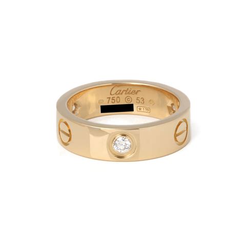 second hand cartier love ring.